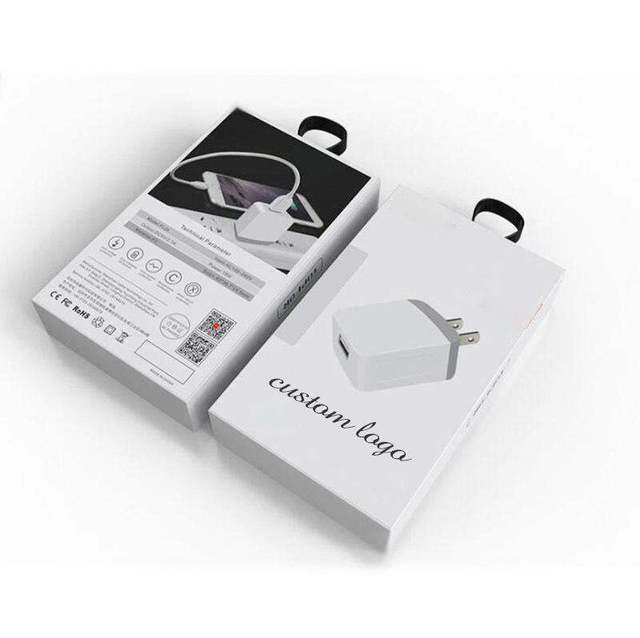Wholesale Cardboard Boxes, Phone Accessories Data Cable Packaging, Custom Electronic Charger Packaging Box