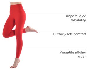 Leggings Deportivos de Cintura Alta para Mujer, Compresivos, de Spandex/Poliéster, Ecológicos, de Secado Rápido, 180g, Suaves y Elásticos, para Gimnasio y Entrenamiento - Product Image 5