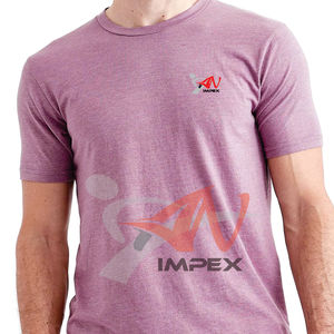 T-shirt uni pour homme à manches courtes, tailles XXS à 3XL - Product Image 3