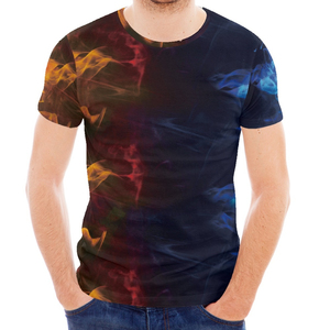 Camiseta de Hombre al por Mayor con Estampado Personalizado, 100% Algodón, Felpa, Sublimación, Ecológica, Transpirable, de Secado Rápido, 220g, Corte Regular, Cuello Redondo - Product Image 3