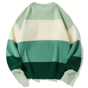 Fabricant en gros de pulls personnalisés pour hommes, logo personnalisé, pull en tricot à col rond, respirant - Product Image 2