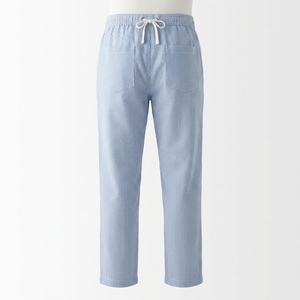 <b>Men</b> Striped Lounge Pants Drawstring <b>Elastic</b> Waist Lightweight Woven <b>Trousers</b> Casual Resort Sleepwear - Product Image 3