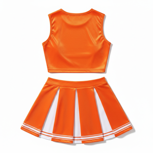 Cheerleader Costume Matching Teamwear <b>Spirit</b> Wear Sideline Competition Uniforms Custom Logo Color Design - Product Image 2
