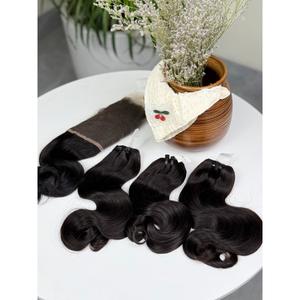 Extensiones de Cabello Natural Funmi Curl, Cabello Virgen Vietnamita, Delgado, Sin Procesar, Negro Natural, Venta al Por Mayor - Product Image 6