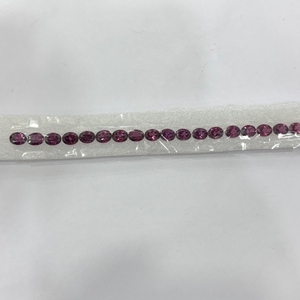 Best Quality Natural Rhodolite <b>Garnet</b> Oval Cut 18 Piece Set 38 Carat 7x9mm Madagascar Loose Gemstones for Tennis <b>Bracelet</b> - Product Image 1