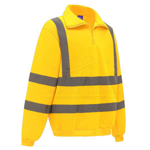 Design Your Own Safety <b>Jacket</b> Made In Pakistan Safety <b>Jacket</b> Top Trending Reflective Work Safety <b>Jacket</b> with Turn Collar - Product Image 4