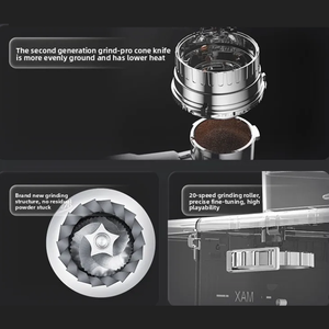 Machine à expresso électrique 1350W avec grand réservoir d'eau amovible <span class=keywords><strong>et</strong></span> mousseur à <span class=keywords><strong>lait</strong></span> <span class=keywords><strong>manuel</strong></span> Cafetière portable 1350W pour hôtels - Product Image 5