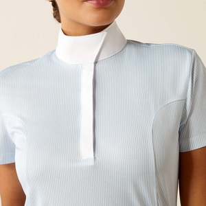 Chemise de compétition équestre de haute qualité, extensible dans 4 directions, en tissu technique doux au toucher, idéale pour la compétition et les spectacles. - Product Image 4