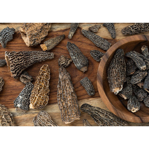 Champignons morilles sauvages séchés 100% naturels, champignons Morchella en stock, prix bas, livraison rapide, en vente - Product Image 1
