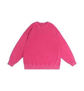 Custom Vintage Acid Wash Oversized <b>Crewneck</b> Sweatshirt Heavyweight Gothic Lettering Graphic Pullover Streetwear - Product Image 3