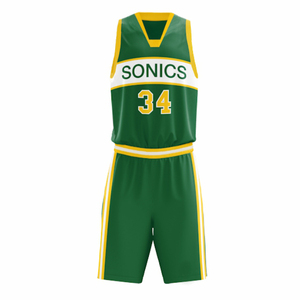 Newest Retro Sports Breathable Basketball <b>Tops</b> Heat-Transfer Custom Rib Knit Trim 3D Pattern 100% Polyester Sleeveless Jersey - Product Image 1