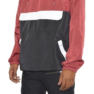 Chaqueta Cortavientos Impermeable de Nailon para Hombre, Diseño Personalizado, Estilo Urbano, para Ciclismo y Running, Tallas Grandes, con Decoración de Piel - Product Image 3