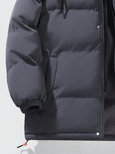 Chaqueta Acolchada Ligera de Diseño Personalizado para Hombre, Cortavientos de Invierno, Tallas Grandes, Poliéster - Product Image 5