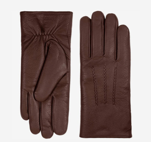 Wholesale Winter Leather Gloves – Soft Goatskin Gloves with Thermal <b>Fur</b> Lining - Product Image 2