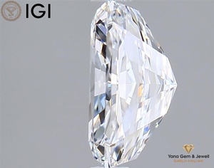 Diamant CVD de laboratoire de 2,00 carats, taille radiant, couleur D, clarté VVS2, avec certificat IGI, collection tendance pour femmes - Product Image 5