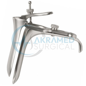 Espéculo vaginal de acero inoxidable al por mayor, con apertura lateral, reutilizable, instrumentos de examen ginecológico y obstétrico para cirugía - Product Image 4
