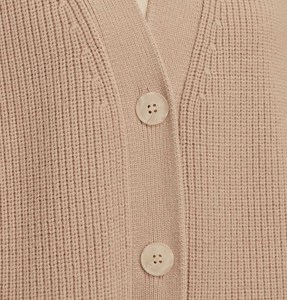 Premium V-Neck Button Up Silk Blend Knit Breathable Shirt Women's Smooth Texture Elegant Jumper High Quality Seasonal <b>Tops</b> - Product Image 3