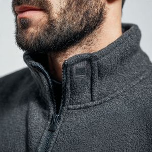OEM Chest Pocket Winter Street Style Polar <b>Jackets</b> Men Outerwear Zipper Polar Fleece <b>Jacket</b> Men's Soft Polar Fleece <b>Jacket</b> Tops - Product Image 2
