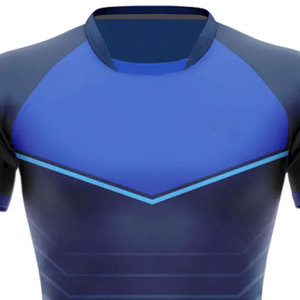 Latest Arrival Printed Mesh Short Sleeve Rugby Jersey Customized Colors Team Names Breathable Quick Dry Fabric Unisex Sports - Product Image 4