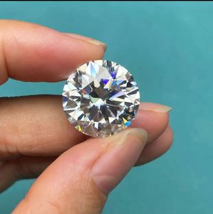 Moissanita de Laboratorio de Primera Calidad, 4 Quilates, 10.5 mm, Color Blanco, Corte Brillante, VVS1 A. U. Gems, Envío el Mismo Día, Regalo Gratis - Product Image 5