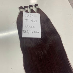 Prix usine Extensions droites de cheveux vierges vietnamiens donneur de cheveux bruts sans couture teint couleur claire haute cheveux humains - Product Image 1