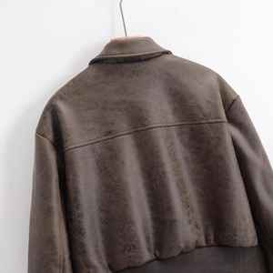 แจ็คเก็ตหนังแท้คุณภาพสูง คลาสสิก ทนทาน ไม่ตกยุค สง่างาม มีสไตล์  แบบด้านและแบบเงา - Product Image 3