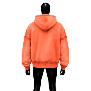 WHOLESALE CORAL GRAPHIC PULLOVER ART IS NOT A CRIME OVERSIZED <b>HOODIE</b> VINTAGE WASH TRENDING WINTER <b>HOODIE</b> COMFORT FIT URBAN STYLE - Product Image 2