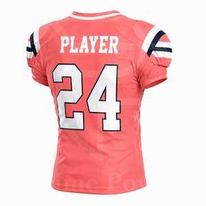 Ensemble de maillot et pantalon de football américain personnalisé, imprimé par sublimation, 100% polyester, évacuation de l'humidité, séchage rapide, extensible dans quatre directions - Product Image 3