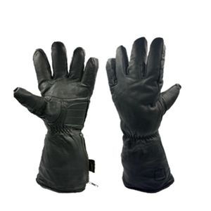 Gants d'hiver chauffants en cuir de mouton robuste avec doublure en fourrure, compatibles écran tactile, manchette de sécurité anti-coupure et anti-chaleur pour le ski et le travail en extérieur - Product Image 1
