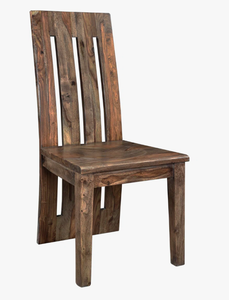 Silla de Comedor Moderna y Sencilla de Madera Maciza, Asiento Ergonómico con Listones Altos, para Decoración del Hogar, Proyectos Hoteleros, Fabricante Directo - Product Image 1
