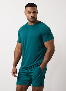 Camiseta Deportiva de Gimnasio para Hombre, Personalizada, de Secado Rápido, Transpirable, para Entrenamiento, Fitness, Running, Fabricante OEM - Product Image 3