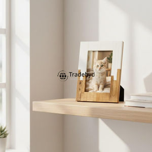 Elegante y Creativo Marco de Fotos con Incrustaciones de Hueso, Hecho a Mano, con Acabado Brillante, por Tradebyd - Product Image 3