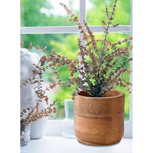 Vases et pots à fleurs en bois de manguier, fabrication sur mesure, vente en gros |   Aqdus Saleem Inde - Product Image 5