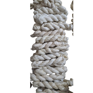 Cinta de Seda Reciclada de Sari, Hilo de Seda Trenzado Hecho a Mano, Cinta de Fibra Natural para Manualidades, Tejido y Joyería, Suministro al por Mayor - Product Image 1