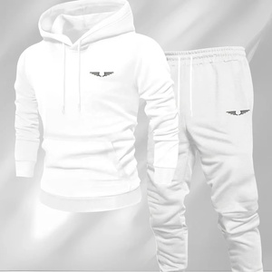 BLIZ SPORTS WEAR - Conjunto Deportivo Personalizado para Hombre, Sudadera con Capucha Azul Rey en Contraste, Ecológico, Holgado, de Invierno, con Logotipo de Alas, 2 Piezas - Product Image 3