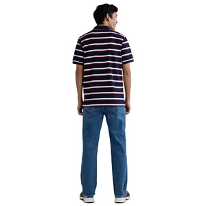 High Quality Premium Striped Casual Breathable Men's Shirts Summer Short Sleeve Custom 100% Cotton Plus Size Loose Slim Fit - Product Image 6