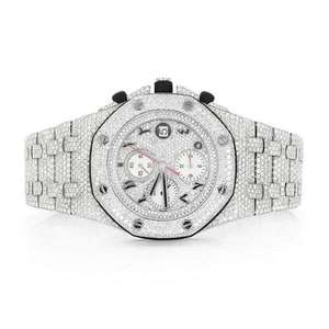 นาฬิกาดิจิตอลเพชรหรูหราสุดฮิต สายขนาด 20 มม. สไตล์ธุรกิจและเรโทร สำหรับผู้ชาย ผู้หญิง และทุกเพศ - Product Image 1