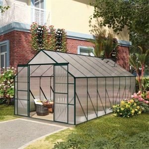 16 X 8 Aluminum Garden Greenhouse Versatile & Durable Greenhouse & Room - Product Image 2