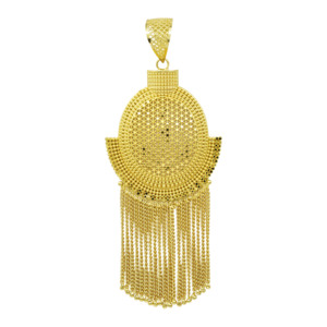 Juego de Joyería Nupcial Habesha Etíope y Eritreo Chapado en Oro de 14K, 18K y 24K, 5 Piezas, Estilo Africano, Turco y Dubái, Venta al Por Mayor - Product Image 3