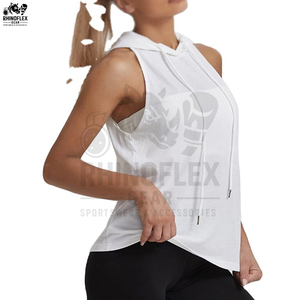 Nouveauté : débardeur léger à capuche sans manches pour femme, meilleur prix, séchage rapide, en vente - Product Image 2
