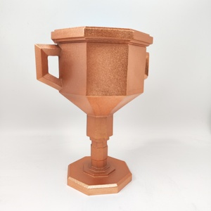 Copa de campeón de bronce nacarado personalizada Premio de acabado rojo-cobre Artesanía de metal Trofeos conmemorativos de <span class=keywords><strong>la</strong></span> victoria atemporal Regalos - Product Image 5