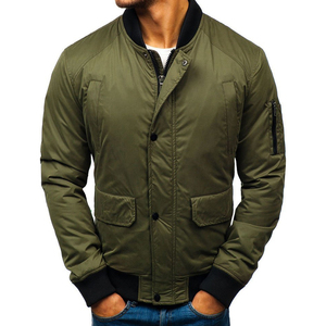 mens bomber <b>jacket</b> premium quality cotton zipper casual <b>slim</b> <b>fit</b> stylish outerwear <b>jacket</b> - Product Image 1
