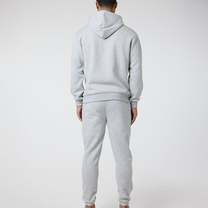 Men's Heavy Cotton Fleece Drop Shoulder Pullover <b>Hoodie</b> <b>Plain</b> Blank Warm Casual Tracksuit Jacket For Men's - Product Image 2