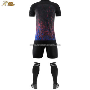 ชุดเสื้อฟุตบอลของผู้ชายชุดเสื้อเจอร์ซีย์ฟุตบอลฝรั่งเศสใส่สบายระบายอากาศได้ดี - Product Image 3