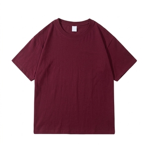 T-shirt en coton 100 % pour homme, personnalisable avec logo, couleur unie, coupe ample, grande taille, pour fitness et entraînement, très grande taille, décontracté, vente en gros - Product Image 2