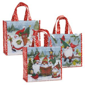 Bolsa de Mano Navideña Personalizada de Alta Calidad, Estilo de Artículo de Seda Personalizado, Patrón de Letras Promocionales, EE. UU. - Product Image 3
