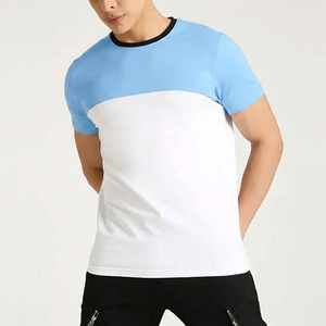 T-shirt Homme 25370, 220 Grammes, Coupe Longue et Ample, 100% Coton, Sportif, Impression Numérique Blanche - Product Image 3