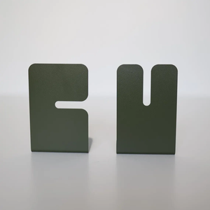 Sujetalibros Tradicionales de Hierro de Primera Calidad para la Organización de la Mesa de Estudio, con Estructura Duradera y Apariencia Metálica Elegante - Product Image 6