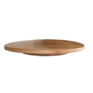 Organisateur de cuisine en bois Lazy Susan, plateau tournant pour épices, rangement de table, organisation, Lazy Susan de haute qualité couleur bois - Product Image 6