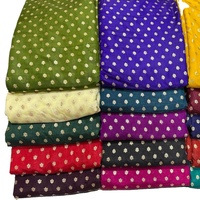 Tela de Satén Brocado Jacquard de Lujo para Prendas, Trajes, Vestidos y Ropa de Novia - Colores Suaves, Brillantes y Lisos para Niñas, Peso Medio